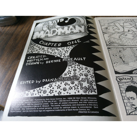 The Jam Urban Adventure #6 (October 1993 Dark Horse Comics) - Picture 3 of 3